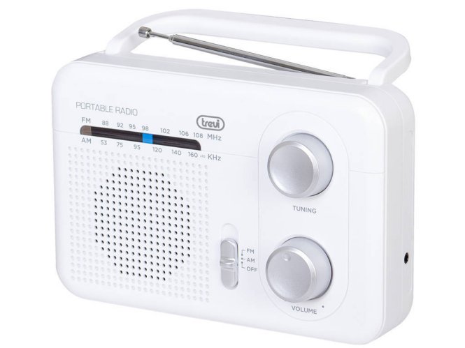 RADIO PORTATILE AM/FM RETE/BATTERIE TREVI